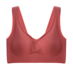 M-7XL Seamless Sport Bra Push Up Bra for Women Wireless Comfort Underwear Sport Brassiere Femme Plus Size Bralette Sexy Lingerie