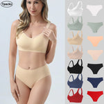 Women Sexy Panties LingerieHigh Waist Seamless Underwear Breathable Comfort Briefs S-2XL Thong