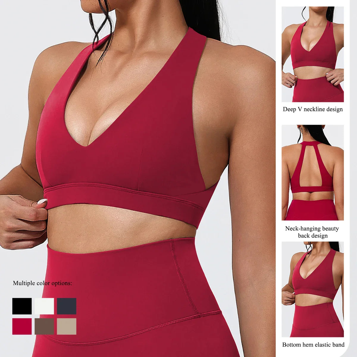Hearuisavy Summer Women Sports Bra Pilates Yoga Bra Gym Underwear Running Shock Proof Breathable Quick-Dry Fitness Top For Girls
