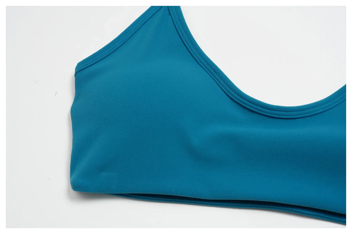 Breathable Bra Gym Top Women Bras High Support Thin Strap Halter Sports Bras Push-up Workout Underwear Shockproof Yoga Tank Tops