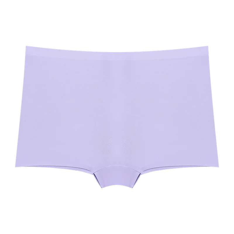4Pcs/Set Women's Seamless Sports Boxer Panties Underwear Female Solid Color Comfortable Briefs Lingerie Intimate Underpant S-XL