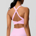 Women Fitness Yoga Bras Sexy Sling Beauty Back Fitness Push Up Sports Women Underwear Running Crop Top Yoga Clothes