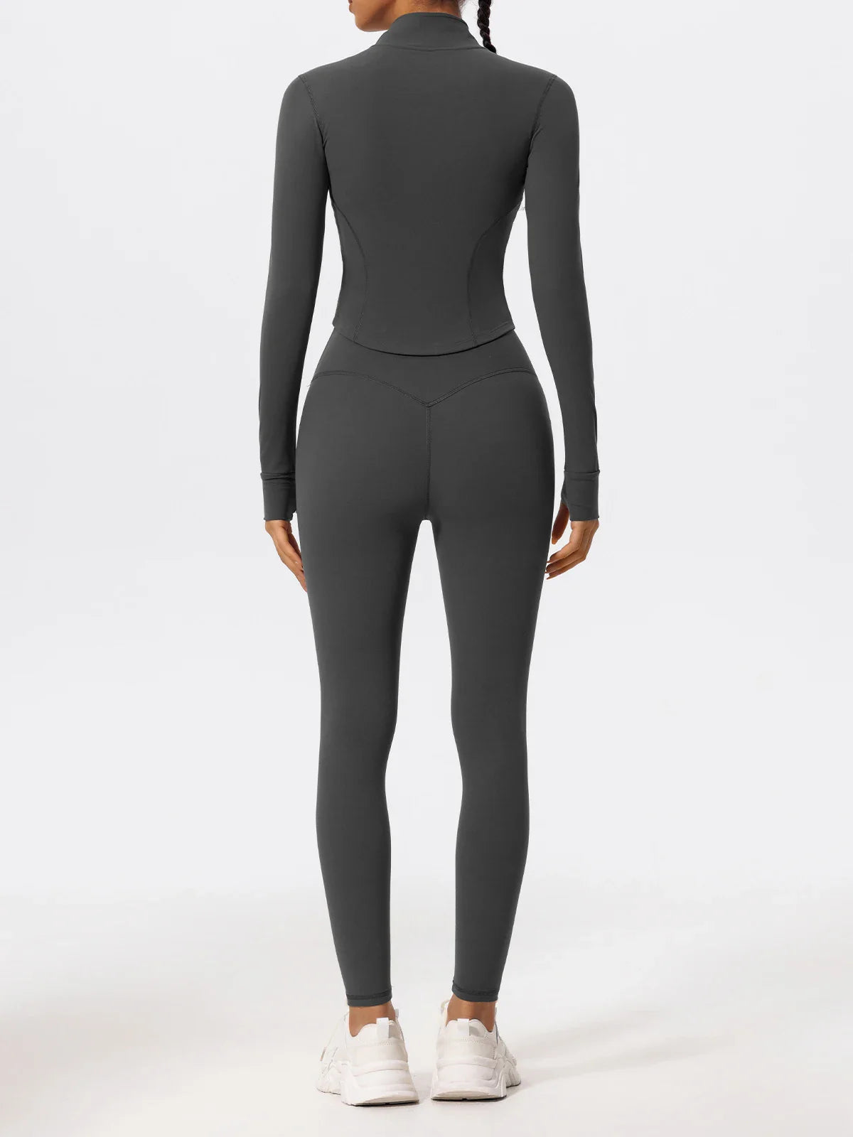 Hearuisavy Summer Ultra-Soft Fabrics Tight Sports Jackets Women Zipper Gym Yoga Clothes Female Quick-Dry Long Sleeve Sportswear