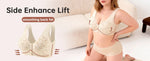 Elegant Front Buckle Floral Bra for Women – 7-Piece Set,Pressurized Support, Adjustable,Breathable, Ideal for Breastfeeding