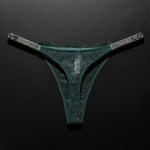 Lace Sexy Girls Women Panties Seamless Underwear Rhinestone G String Letter Transparent Thong For Female Low Rise Ladies Briefs