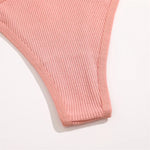 2PCS Women Sexy Cotton Panties Two Belts Hollow Out G-String Thongs Breathable Underwear for Female Solid Color Lingerie S-XL