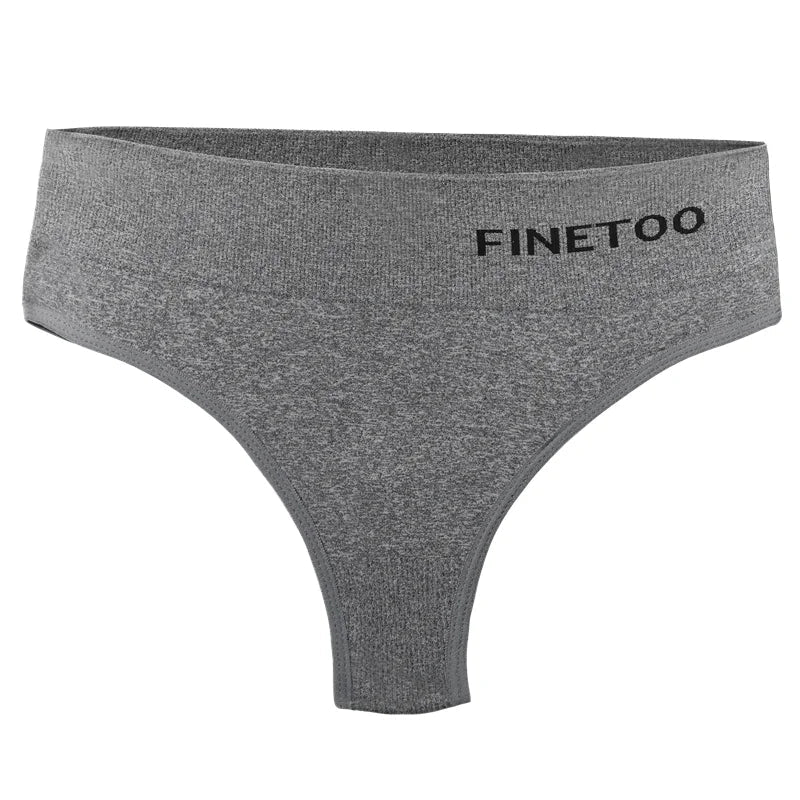 M-2XL Seamless Thongs Women High Waist G-string Ladies Comfortable Bikini Panties Soft Thong Underpants Girls Underwear Lingerie