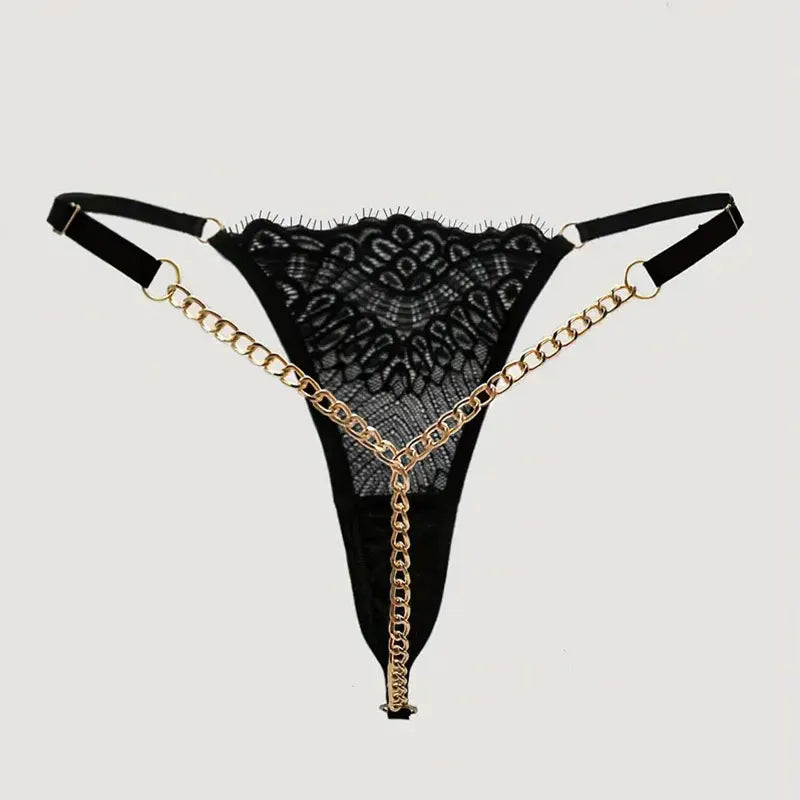 Transparent Hot Temptation Thongs G-strings Woman Panty Pearl Open Hip Briefs Porn Hollow Solid Lace Pantys FemaleEroticCostumes
