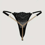 Transparent Hot Temptation Thongs G-strings Woman Panty Pearl Open Hip Briefs Porn Hollow Solid Lace Pantys FemaleEroticCostumes