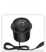 3 in 1 Wireless Charger Built in Type-C USB Ports Desktop Embedded Charging Station for iPhone 17 Xiaomi Airpods Mobile Phone