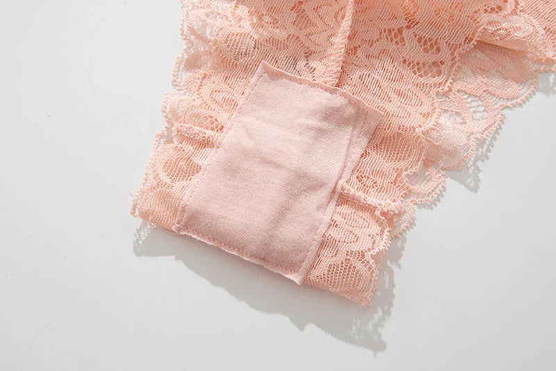 High Quality Lace G string Sexy Panties Women Underwear Briefs Hollow Out Thong Transparent Underpants Lingerie Girls Intimates