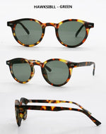 Vintage Rice Nail Round Sunglasses Men Women Brand Hawksbill Blue Shades Eyewear Female Brand Design Sun Glasses Men oculos