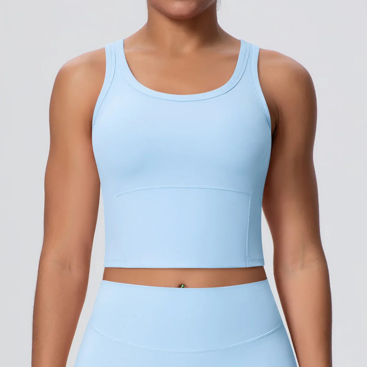 Sports Bra Women's Yoga Bra Fixed Chest Pad Gym Vest Shock-proof Workout Tops Yoga Clothes U-shaped Back Workout Fitness Running