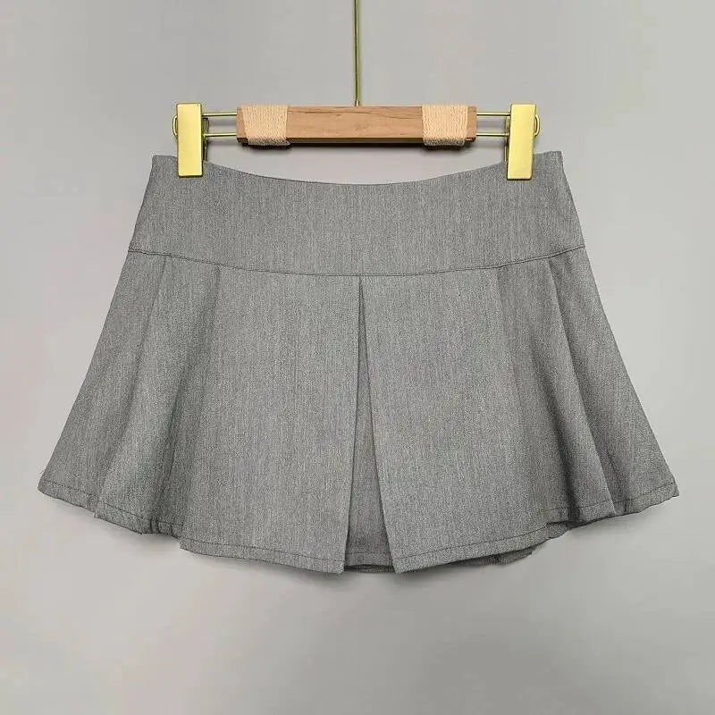 WOMENGAGA Korea Style Sexy Slim High Waist Strap A-line Half Length Skirt Fashion Women Skorts JK Sweet 2023 NewOW3W