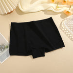 2PCS Women's Panties Cotton Seamless Sports Boxers Underwear Female Solid Color Briefs Cozy Lingerie Intimate Underpants XS-XL
