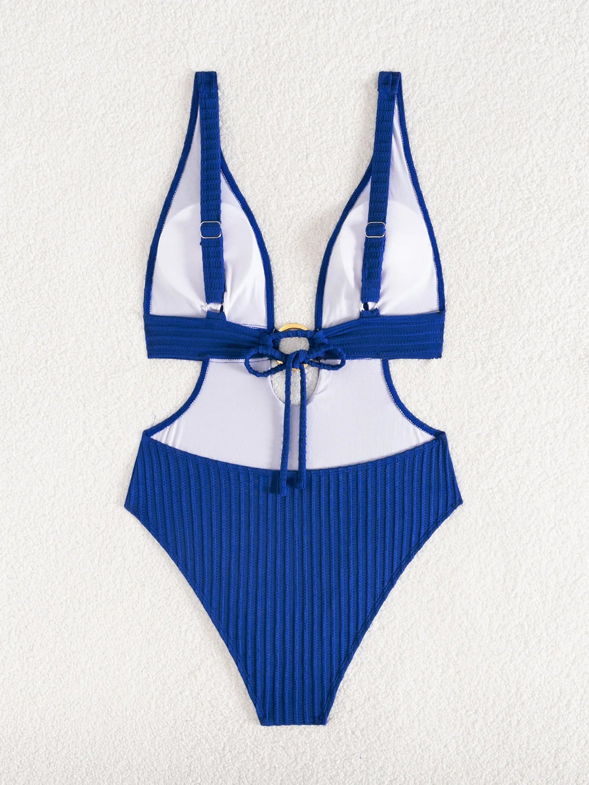 2026 Deep V Neck Cut Out Women Swimwear One Piece Swimsuit Female High Leg Cut Monokini Bather Backless Bathing Swim Beachwear