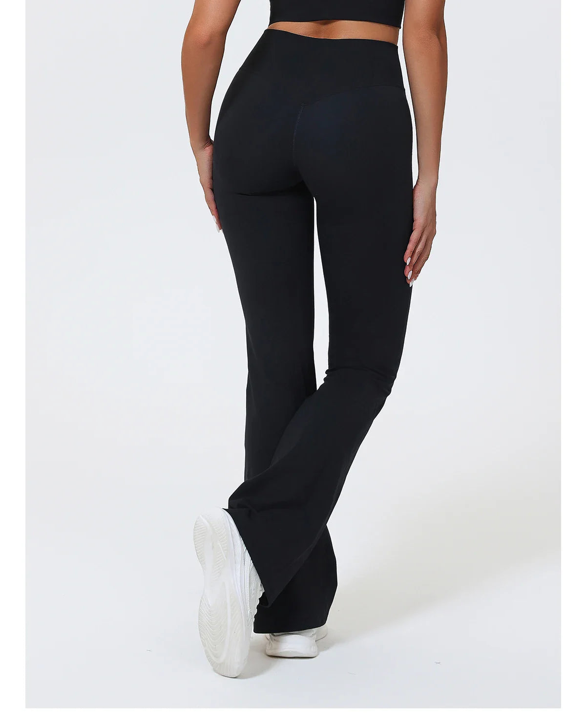 Hearuisavy Summer Woman Workout Flared Pants Leggings Pilates Fitness Trousers High Waist Butt Lifting Yoga Bell-Bottom Pants