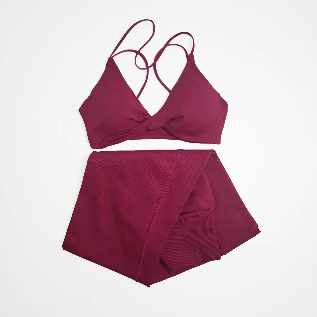 NCLAGEN Vision Twist Front Sports Bra And Vision Flares Yoga Sets Women Gym Clothes 2 Piece Tracksuit For Fitness Workout Suit