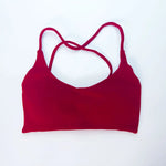 NCLAGEN Twist Back Bra High Support Sports Top Women Gym Wear WorkoutPush-up Seamless Yoga Underwear Fitness Running