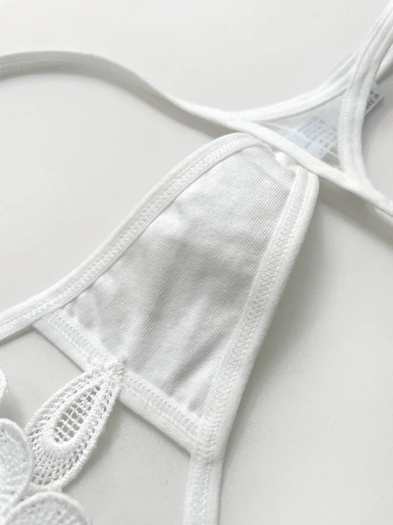 Sexy Thong Lace Panties Women Briefs Girls G String Hollow Out Transparent Underwear Female Thin Low Waist Lingerie Size S-XL