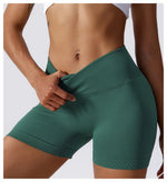 Summer Seamless High Waist Yoga Shorts Elasticity Sports Leggings Women Breathable Cycling Shorts Buttock Lift Gym Shorts Women