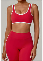 Breathable Sports Underwear Anti-Sweat Fitness Top Women Yoga Bra Shockproof Crop Top Push Up Running Sport Bra Gym Workout Top
