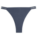 Women Cotton Maillard Brazilian Sexy Panties Breathable Low Waist Female Underwear Soft Solid Color Intimates High Elastic Linge