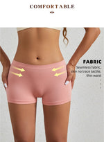Women's underwear, compression pants, sports shorts, solid color underwear, comfortable and close fitting flat underwear
