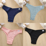 4Pcs/Set Cotton Panties Low Rise Briefs Women Underwear Bikini Ladies Sexy Underpants Female Intimates Girls Lingerie 2022 Hot
