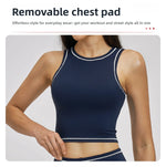 High Strength Sports Bra Anti-Sweat Fitness Top Women Yoga Bra Shockproof Crop Top Push Up Summer Sport Bra Gym Vest Workout Top