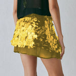 Summer Women Sequin Mini Skirt fashion pencil skirts party clubwear Versatile Solid Mesh Bodycon Night Party Shine Short Skirts