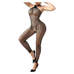 Sexy Woman Lingerie Hot Fishnet Bodystocking EroticNightdress Crotchless Sexy Women's Underwear Lace Bodysuit Cosplay Costume