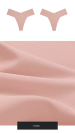 Ice Silk Women Panties Seamless Sexy G String Thong Underwear T Back Sports Yoga Girls Briefs Underpants Plus Size S-XL