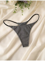 Low Waist Cotton Thong Women Panties Sexy Briefs T-back Bikini Underwear Seamless G String Sports Female Lingerie Size S-XXL