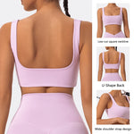 Hearuisavy Summer High Quality Sports Bra Push Up High Impact Gym Underwear Women Breathable Yoga Clothes Fitness Workout Top