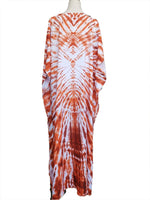 2025 Loose Boho Style Maxi Dress Print Face Swim Suit Cover-up Bohemian Dress Robe Plage Kaftan Maxi Dress Beach Wear Tunics