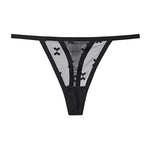 Lace Women Panties G String Sexy Thong Seamless Underwear T Back Transparent Low Waist Girls Briefs Underpants Plus Size S-XL