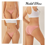 3Pcs Women Cotton Lingerie Sexy Soft Fashion Panties Femme Buckle Design Underwear Pantys Underpant Lingerie Lace Intimates S-XL