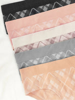5pcs/Mid Waist Breathable Comfortable Seamless Women's Panties Female Underpants Lingerie Athletic Lady Briefs Underwear