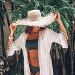 Crochet White Knitted Beach Cover Up Dress Tunic Long Pareos Bikinis Cover Ups Swim Cover Up Robe Plage Beachwear