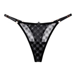 Thin Sexy Girls G String Thong Panties Women Briefs Flower Hollow Out Transparent Underwear Female Lingerie