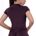 NCLAGEN Impact Short Sleeve Top Women GYM Clothes Seamless workout t shirts Fitness Quick Dry Running tee Yoga Pilates shirt