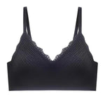 New Top Lace Seamless Women's Underwear Small Chest Gathered Non-slip No Steel Ring Sexy Sling Beautiful Back Bra Thin Section
