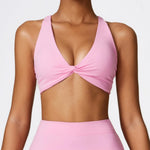 Push Up Gym Top Women Pleated Design Sports Bra Women Sexy Yoga Bra Running Yoga Clothes Women Fitness Workout Brassiere Women