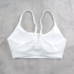 DIAS FIT JOY Women's Sports Bra with Removable Pads for Yoga Golf Cycling – High Support Workout Vest for Running & Fitness