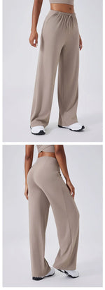 Yoga Set Sports Outfits Women Clothes Fitness Tracksuit Gym Loose straight-leg pants Workout Female Bra New Yoga Suit Sportswear