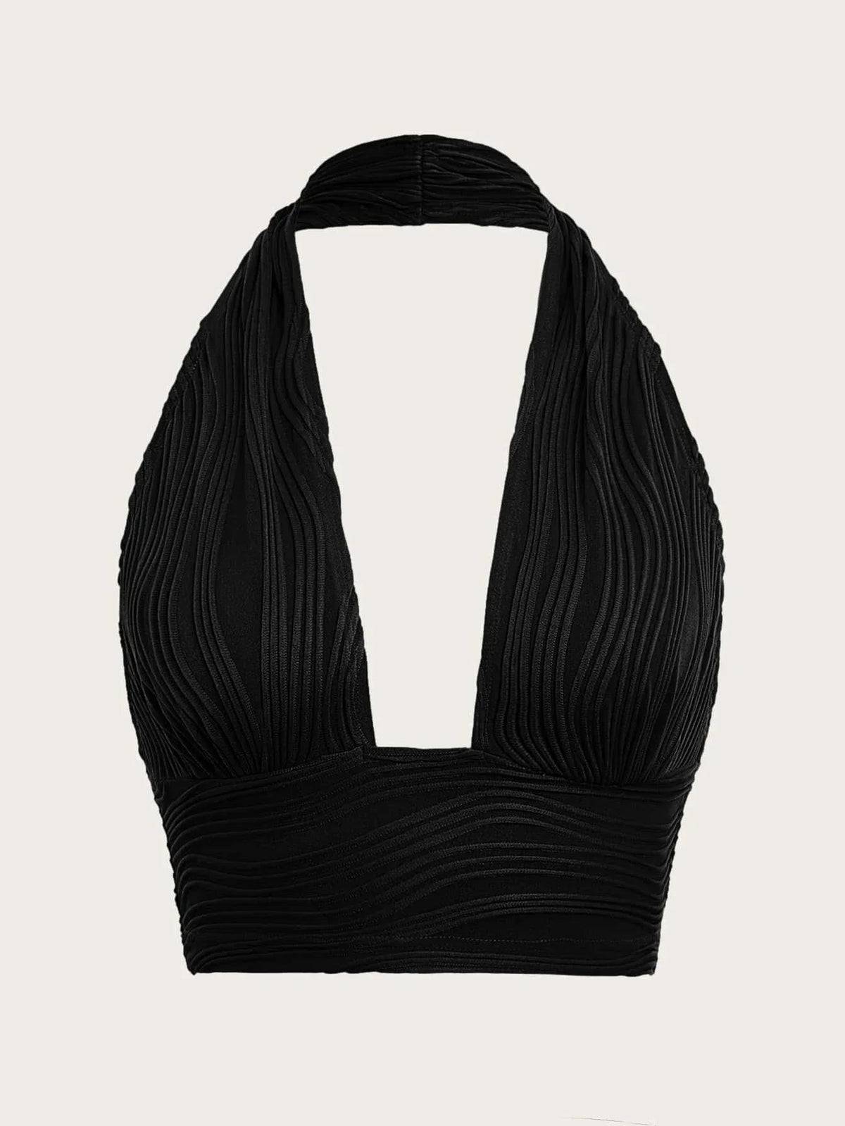 Sexy Solid Backless Crop Halter Top Women Summer 2024 Y2K Clothes Grunge High Street Style Club Sleeveless Cami Top Streetwear