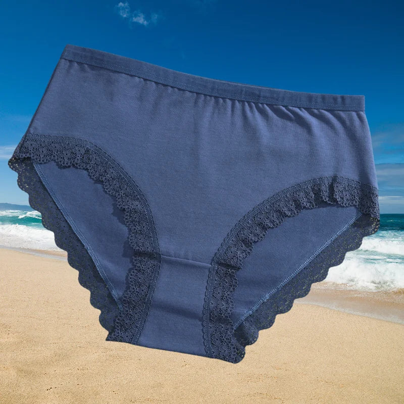 Women's Cotton Briefs Women Seamless Panties Solid Color Breathable Underwear Female Low Waist Soft Lingerie S-XXL