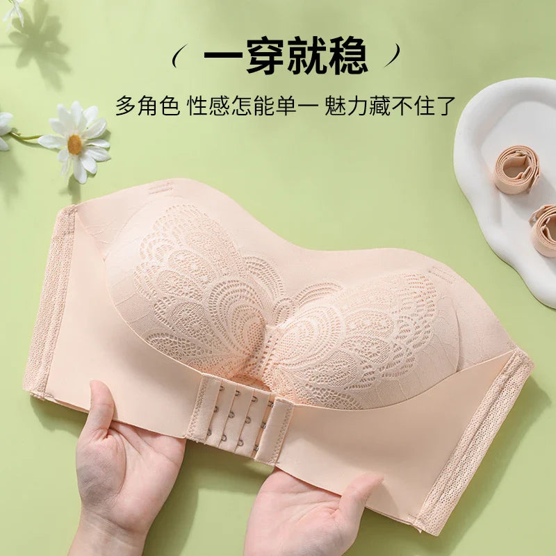 Front Closure Posture Corrector Bras Beauty Back Tops Butterfly Sports Vest strapless Bralette Humpback Correct Tops M-6XL Size