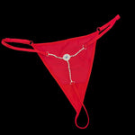 Rhinestones Metal Chain Sexy Women Panties Gem G String Girls Briefs Thong Lace Erotic Female Underwear Low Waist Intimates